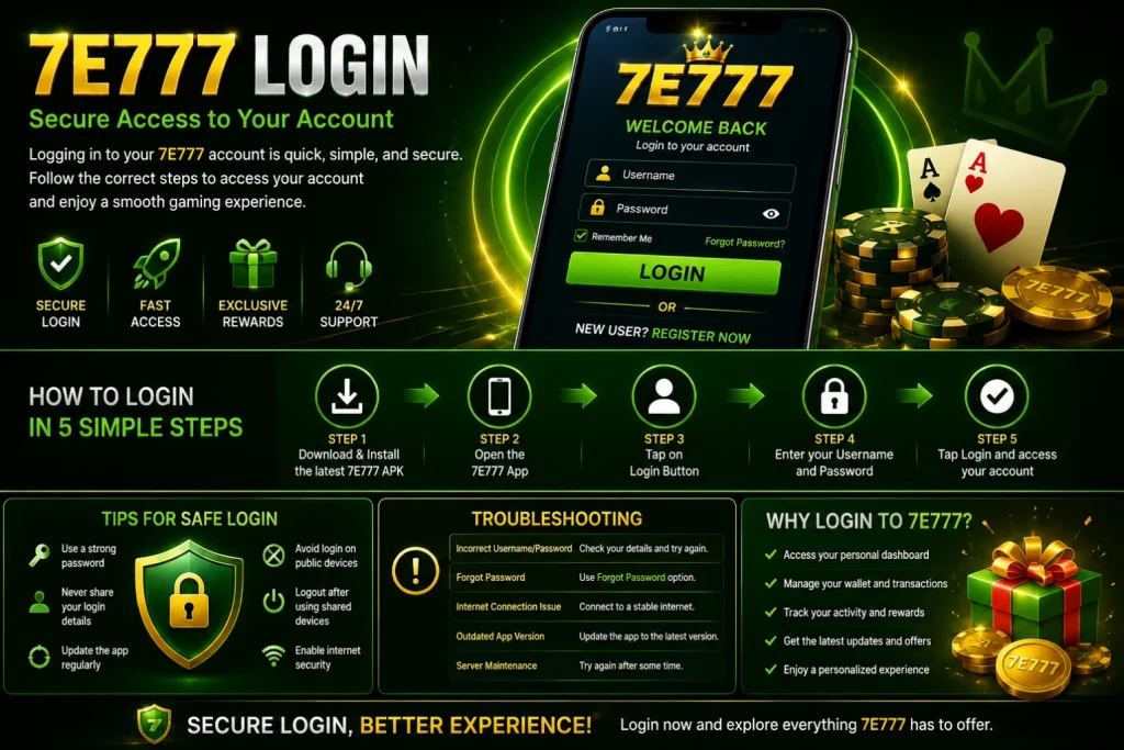 7E777 LOGIN
